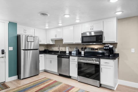 Kitchen with NEW Stainless Steel Appliances