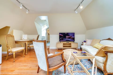 Saint Paul Vacation Rental | Studio | 1BA | Stairs to Enter | 700 Sq Ft