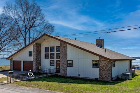 No step entry from driveway to entrance. Additional parking across the street. 