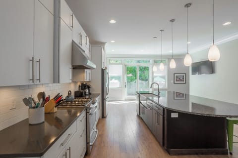 Kitchen with Access to Rear Patio
