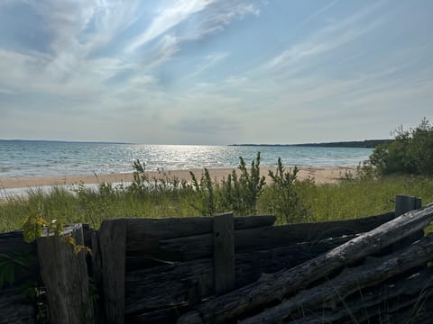 View of our private beach
