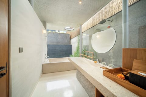 One Bedroom Villa With Private Pool | Bathroom | Separate tub and shower, hair dryer, bathrobes, slippers