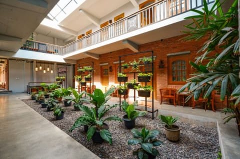 Interior entrance
