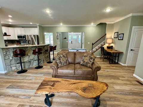 Spacious Open Floor Plan on the Main Level with Luxury Vinyl Plank thru out!