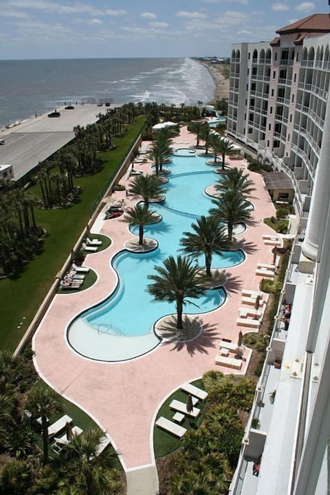 Our view to the Lagoon Pool