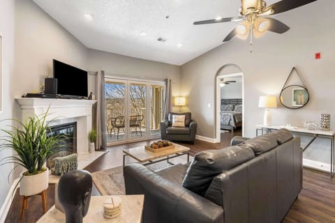 Kick back & lounge in the living room for a movie night in