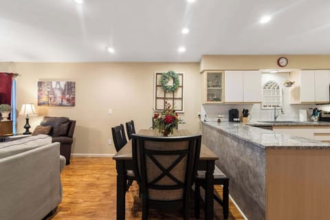 Dining table with seating for 6