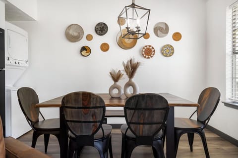 Dining table with seating for 6