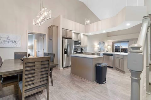 Dining and kitchen area