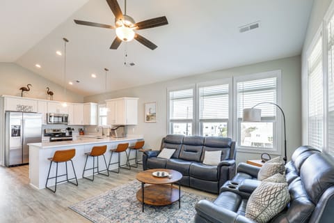 North Topsail Beach Vacation Rental | 3BR | 3BA | 1,573 Sq Ft | Stairs Required
