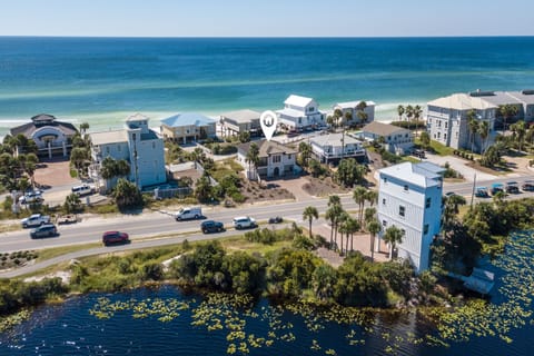 Incredible location with Gulf AND Lake views