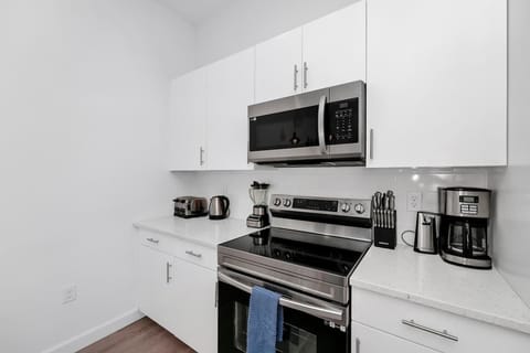 Everything you need to cook up a storm—fully stocked with appliances, cookware, and all the essentials.