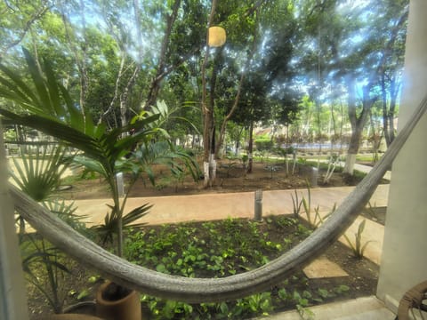 Hammock on the balcony