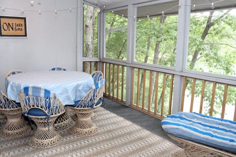 Screened in Porch on Upper Level