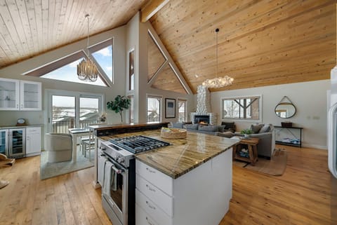 Kitchen is stocked with all the basic and more to help you create the perfect meal for your whole crew.