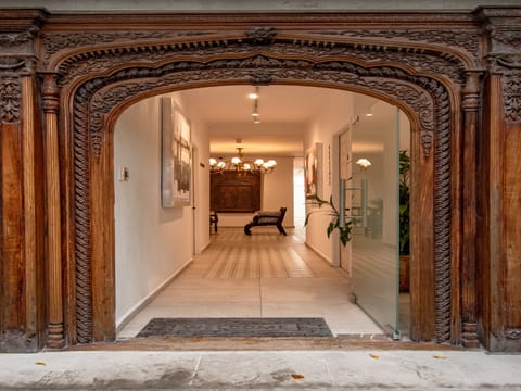 Interior entrance