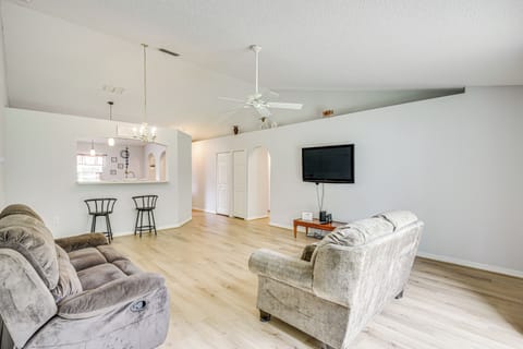 Palm Coast Vacation Rental | 3BR | 2BA | 1 Step to Enter | 1,385 Sq Ft