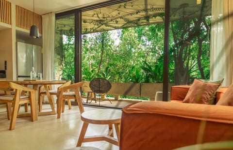 Interior / Cocina y living comedor integrado
