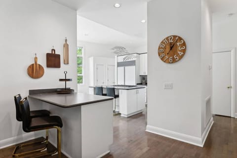 Open concept kitchen with all the appliances you`d need to make a home cooked meal