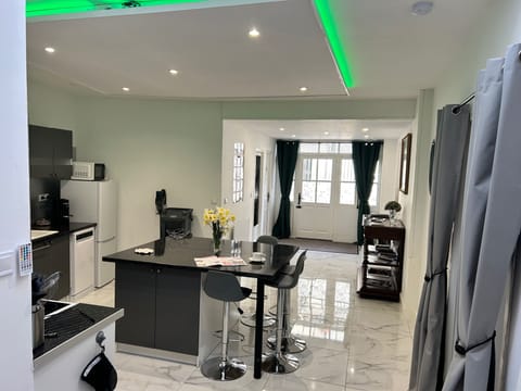 Bright modern fully equipped kitchen 