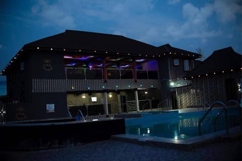 Front of property - evening/night