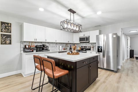 This kitchen has it all, a spacious layout and beautiful natural light.