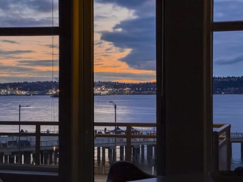 Dining table with views