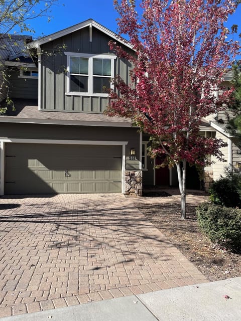 South facing driveway with two car garage