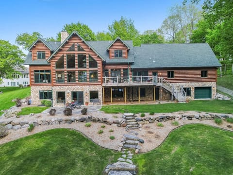 View of the cabin from the backyard