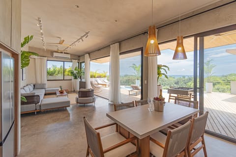 Deluxe Villa, Partial Sea View | Living area