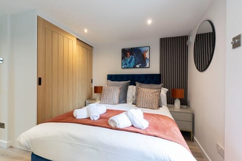 Double Bed and Wardrobe