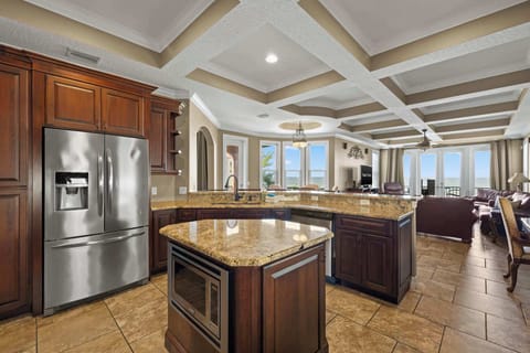 Our fully stocked kitchen