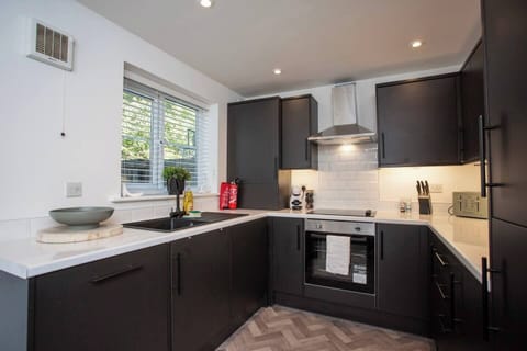 Our fully equipped kitchen is perfect for preparing delicious home-cooked meals during your stay.