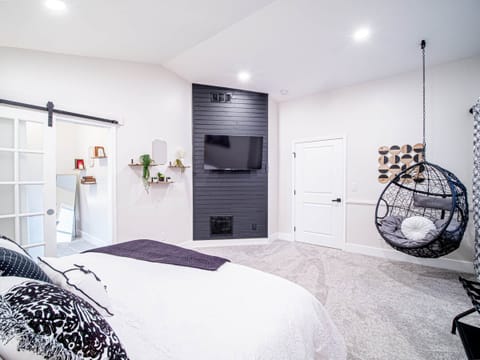 Stylish and Airy Master Bedroom