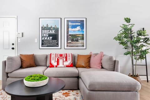 Kick back in this stylish, sunlit living room—perfect for pregame hangs or post-ride recaps.