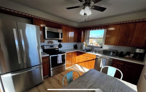 Fully stocked kitchen