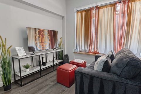 Stream a show or movie on the large HD TV.