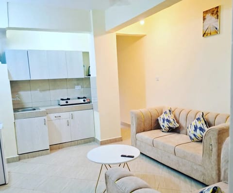 Classic Apartment, Balcony, City View | Living area | 24-inch Smart TV with digital channels