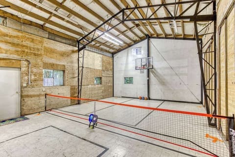 Experience some indoor fun and games! This court is perfect for squash, badminton, and more.