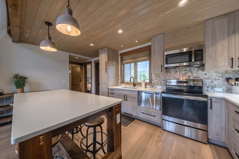 Whip up your favorite meals in the full kitchen