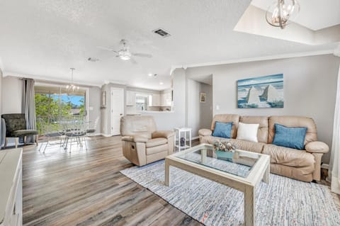 Enter to our cozy coastal home!