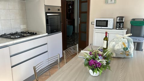 Villa | Private kitchen | Full-size fridge, microwave, oven, stovetop