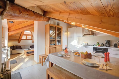 Kitchen and dining area