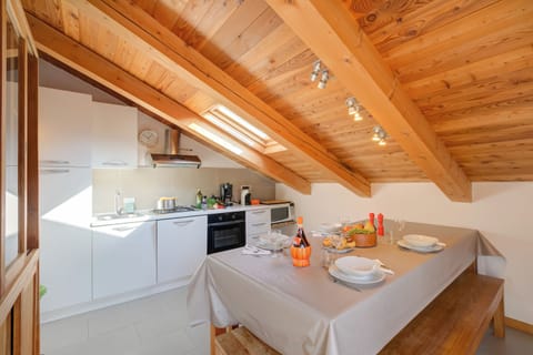 Kitchen and dining area