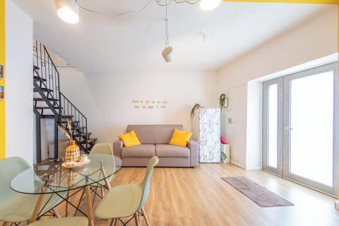 Apartment, 1 Bedroom, Kitchen | Living area | Flat-screen TV