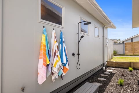 Hot and Cold Outdoor Shower