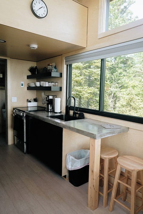 Modern living space with natural light