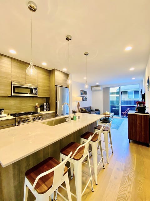 Comfort Townhome, City View | Private kitchen | Coffee/tea maker
