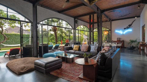 Villa, Multiple Bedrooms | Living room | 32-inch flat-screen TV with satellite channels, TV, DVD player