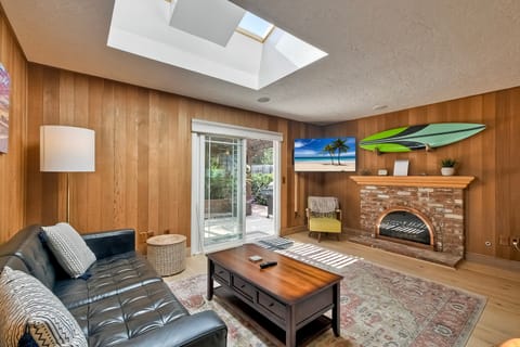Unwind in your spacious living room with sky light